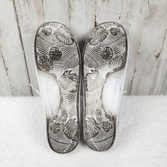 Tommy Bahama Slip On Memory Foam Sneakers Gray Size 10 - Picture 3 of 9